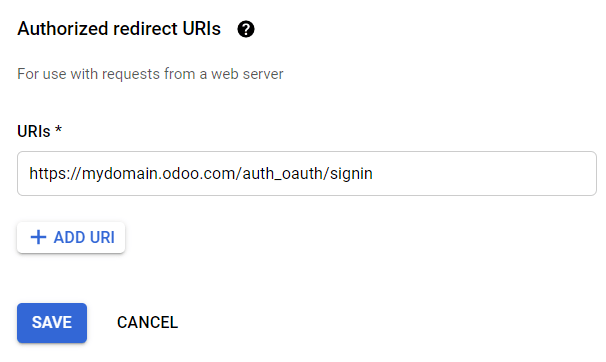 Creating oauth client id