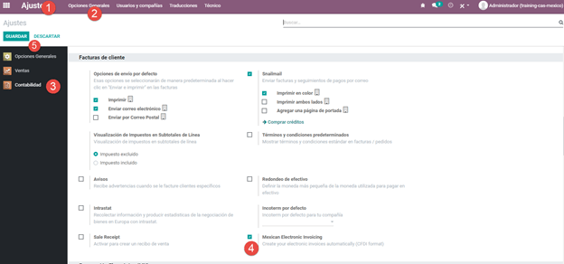 Pasos para habilitar la facturación electrónica