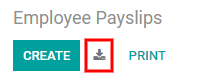 Click on the Export All smart button to export all payslips to an Excel payslip.