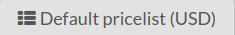 Botón para seleccionar una lista de precios en la interfaz del PdV