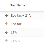 La séquence des taxes dans Odoo détermine quelle taxe s'applique en premier
