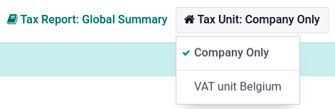 Raport de impozit pe unitate de TVA