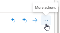 Outlook的“更多操作”按钮