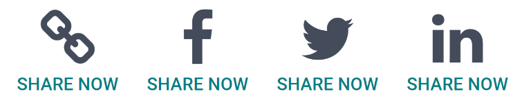 The various sharing icons that appear for each job.