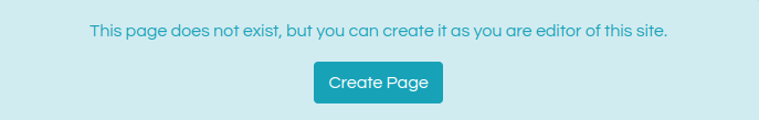 Crear una página desde una página de error 404
