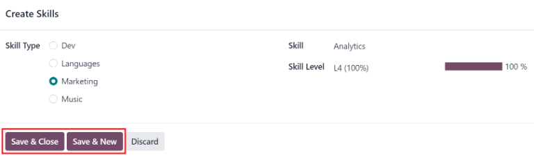 Un formular de calificare cu informațiile completate.
