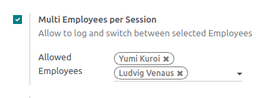 setare pentru a activa mai multe casierii în POS