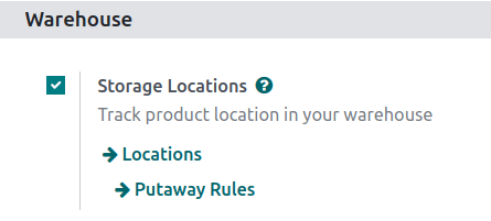 Enable the locations and route features.