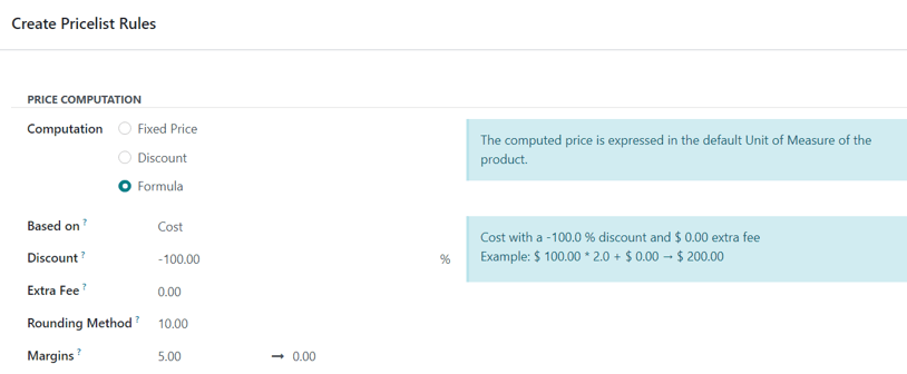 Creating a discount between a LIST PRICE and SALE PRICE