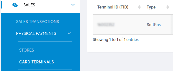 Setting the Six terminal ID