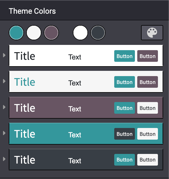 Theme colors