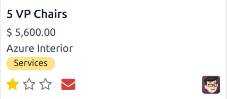 Contoh peluang di pipeline CRM.
