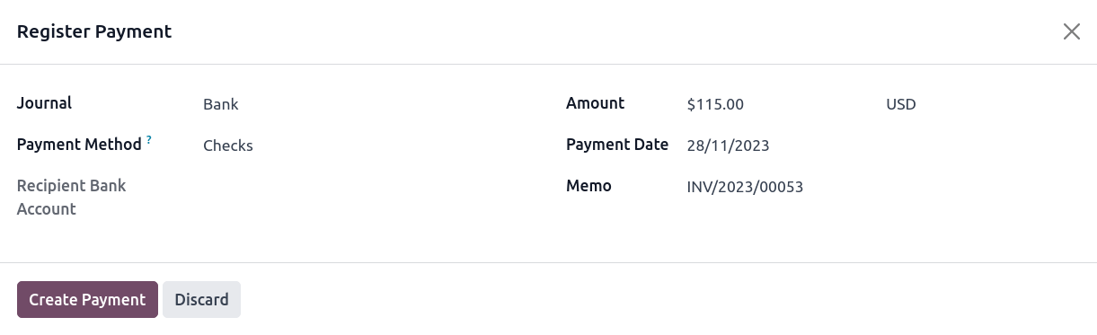 Periksa info pembayaran