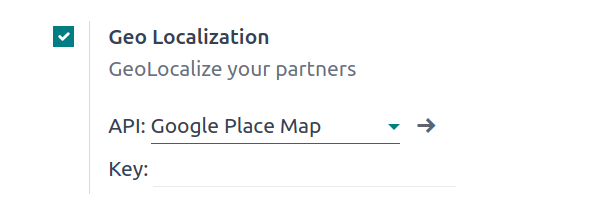Chiave API Google Places