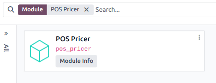 POS Pricer module installeren vanuit Apps