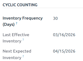 Definição da frequência de localização no local.