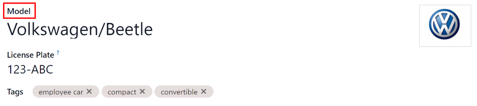 Den nya fordonsformen, som visar modellsektionen.