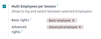 setting to enable multiple cashiers in POS