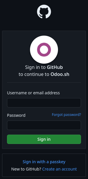 تسجيل الدخول إلى GitHub