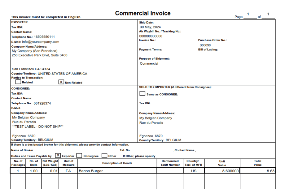 Utskrivbara leverans-PDF:er — Odoo 18.0 documentation
