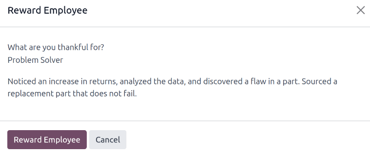 บัตรสำหรับพนักงานที่สร้างจากแอปพนักงาน