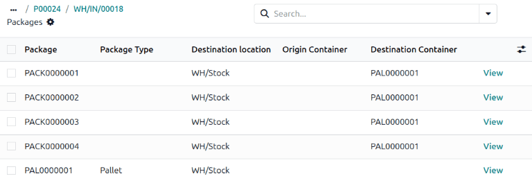 Show all packages on the Packages list.