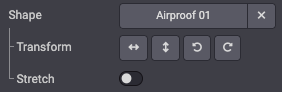 Transform and Stretch options