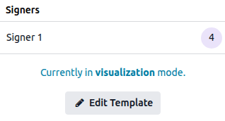 Viewing a template that has been used to send a signature request