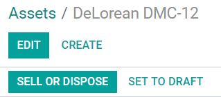 Odoo会計における資産の処分