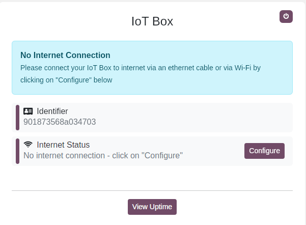 IoT box's WiFi hotspot