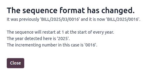 Edycja numeru referencyjnego faktury dostawcy.