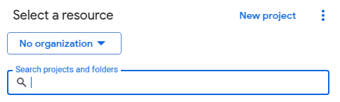 Skapa ett nytt API-projekt för att lagra autentiseringsuppgifter.