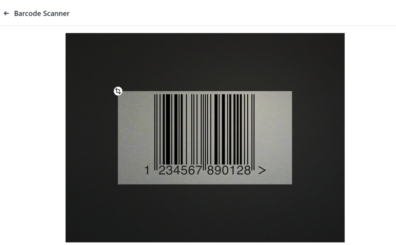 La finestra Scanner codice a barre del Banco registrazione nell'applicazione Eventi di Odoo.