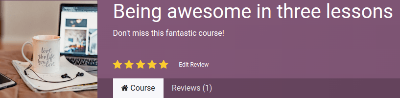 Voeg een beschrijving toe aan je cursus.