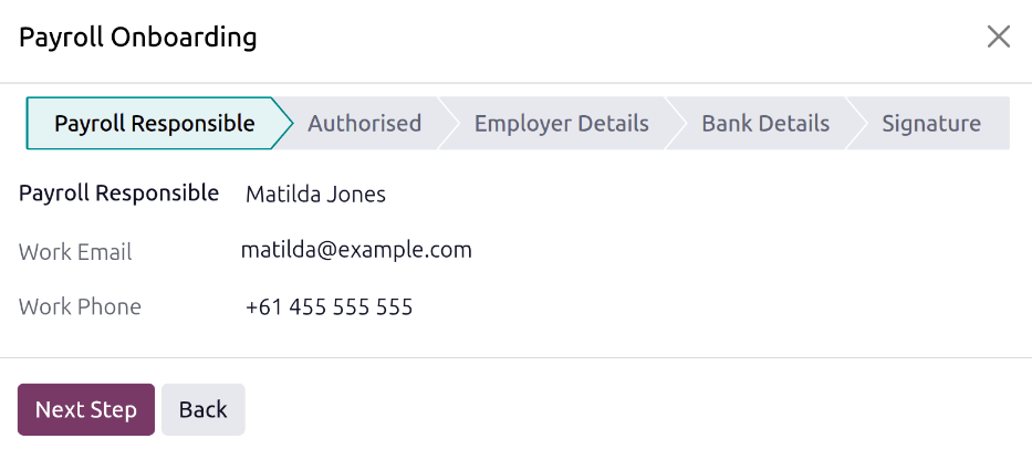 The first page of the onboarding pop-up window.