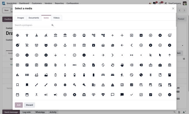 Odoo Media Library