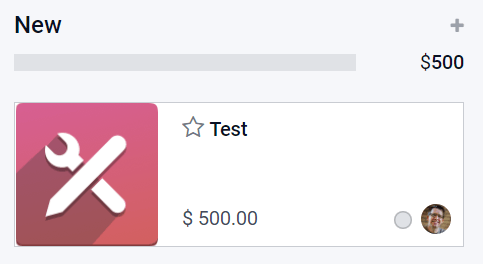 Combination of the Picture and Pipeline stages features on the Kanban view