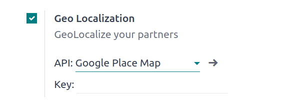 Google Places API key