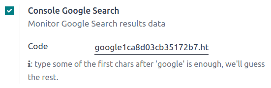 Pegar código HTML en Odoo