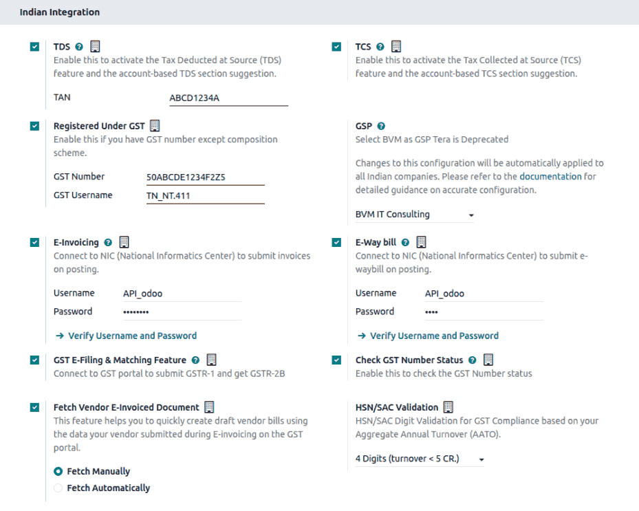 Indian Integration Section