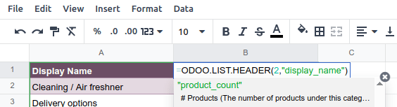 Add fields/columns by editing the formula