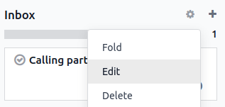 Knop voor podiuminstellingen