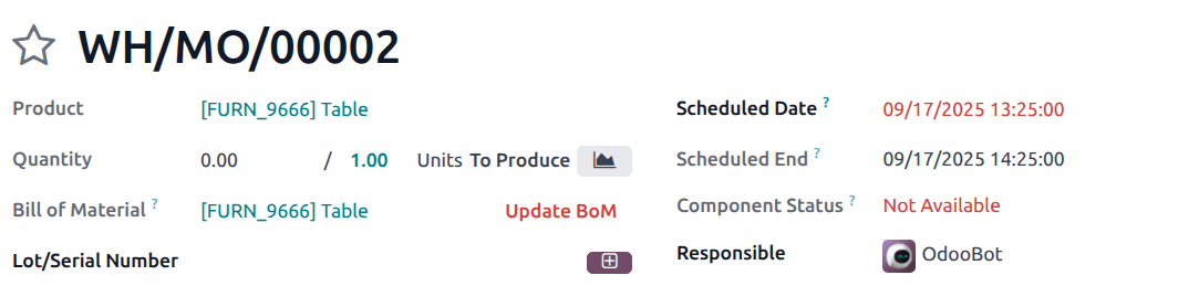 An MO with the deadline emphasized.