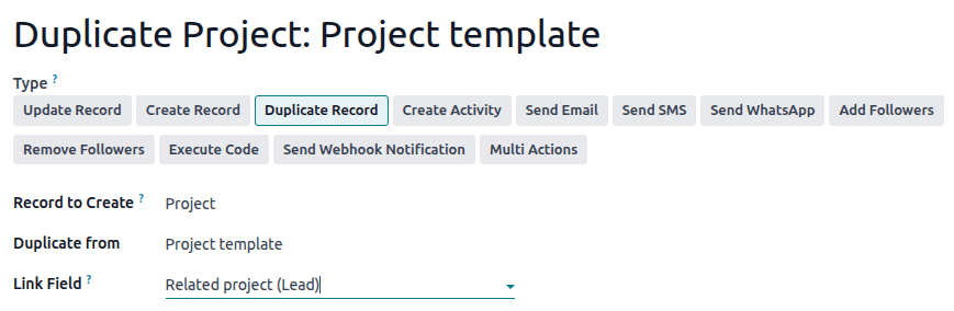 Duplicate a record in a different model