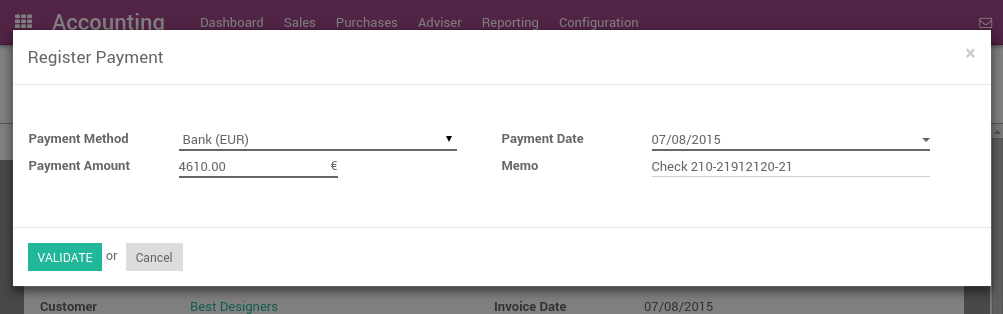 Enregistrement comptable chèque non encaissé