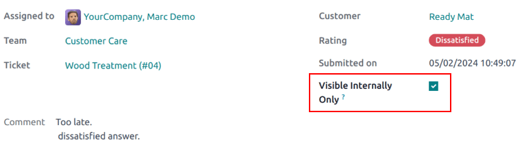 从客户门户网站概览评分表现。
